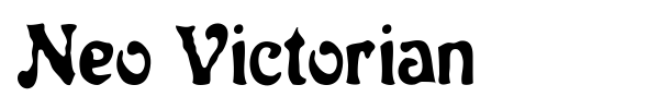 Neo Victorian font preview